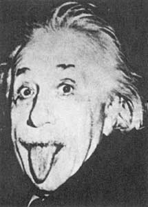 Einstein's tongue