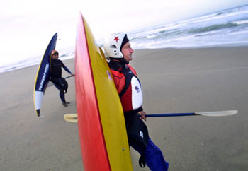 Surf Kayakers