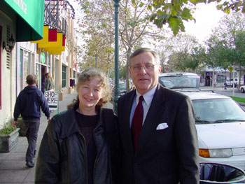 Kathy Kelly and Hans von Sponeck